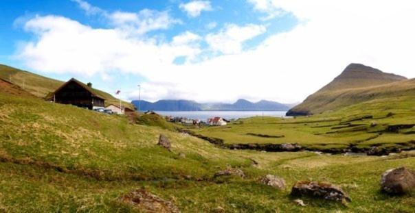 Gjaargardur Guesthouse Gjógv Esterno foto